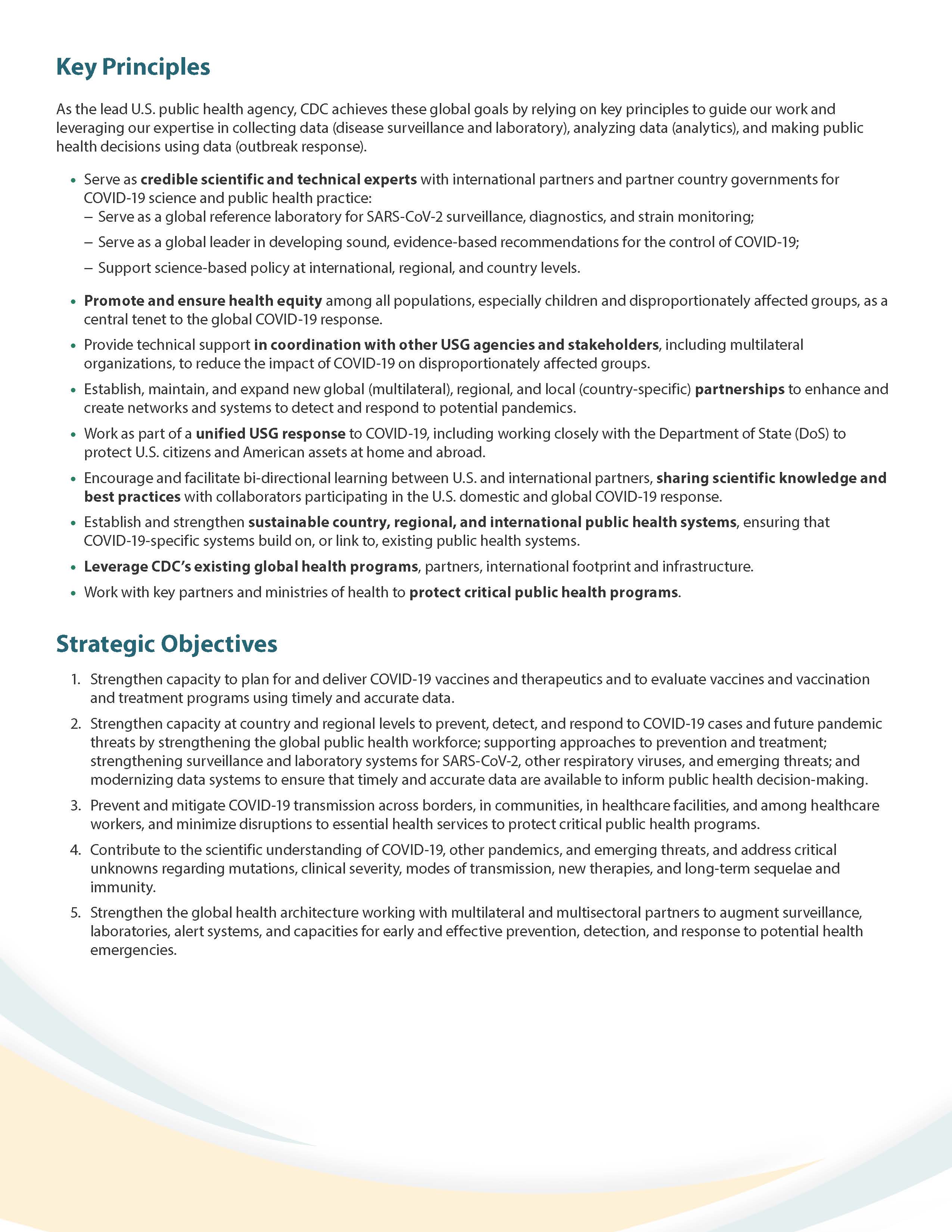 Global COVID-19 Response page 3